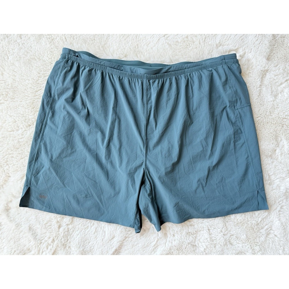 Janji Men's Athletic Shorts in Slate Blue